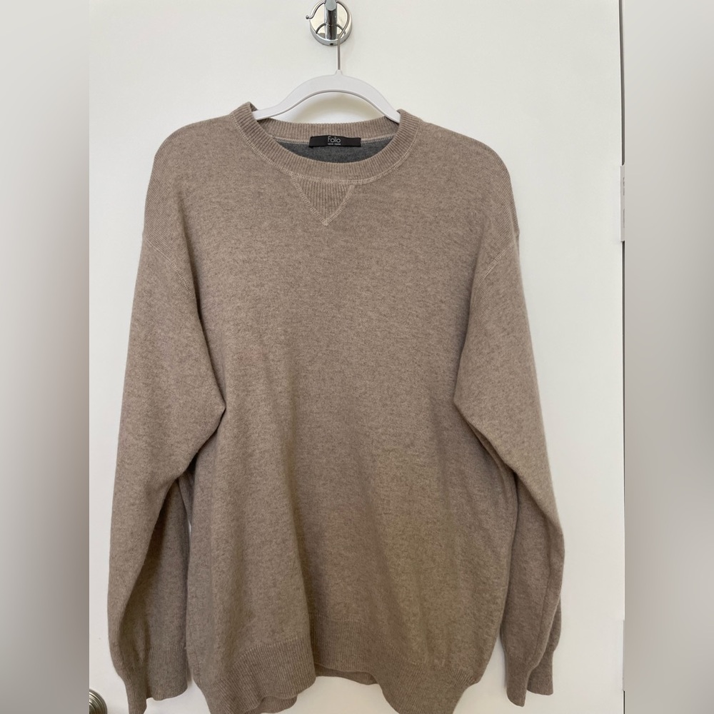 Folio crewneck 100% cashmere sweater pullover